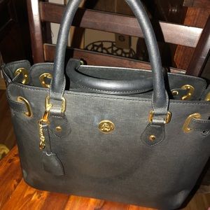 Joy Mangano Christie Leather Tote with RFID